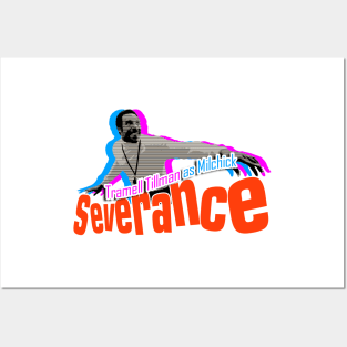 severance series Tramell Tillman as Milchick fan works graphic design by ironpalette Posters and Art